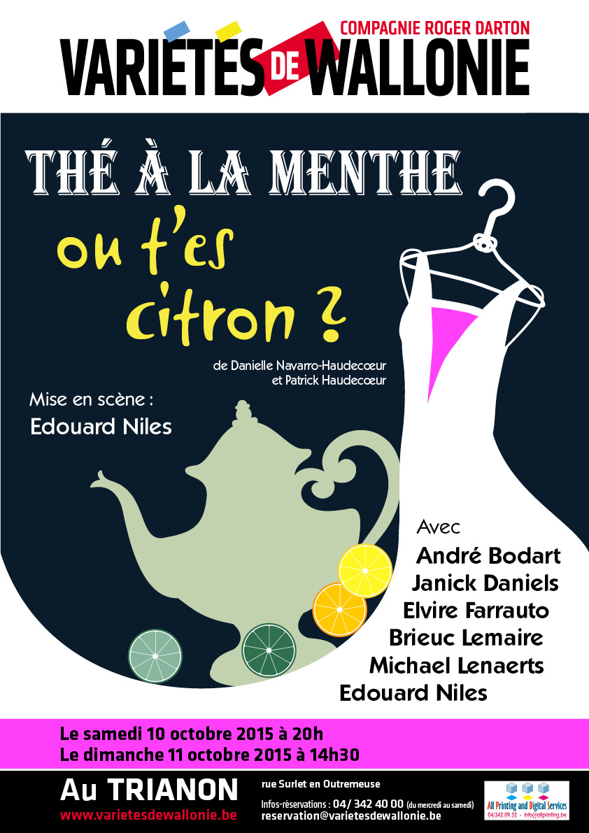 thé à la menthe ou tes citron