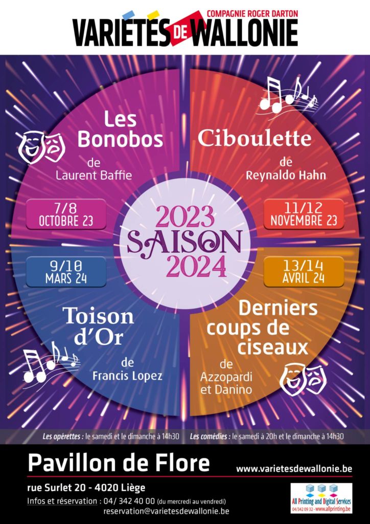 Notre programme pour la saison 2023-2024